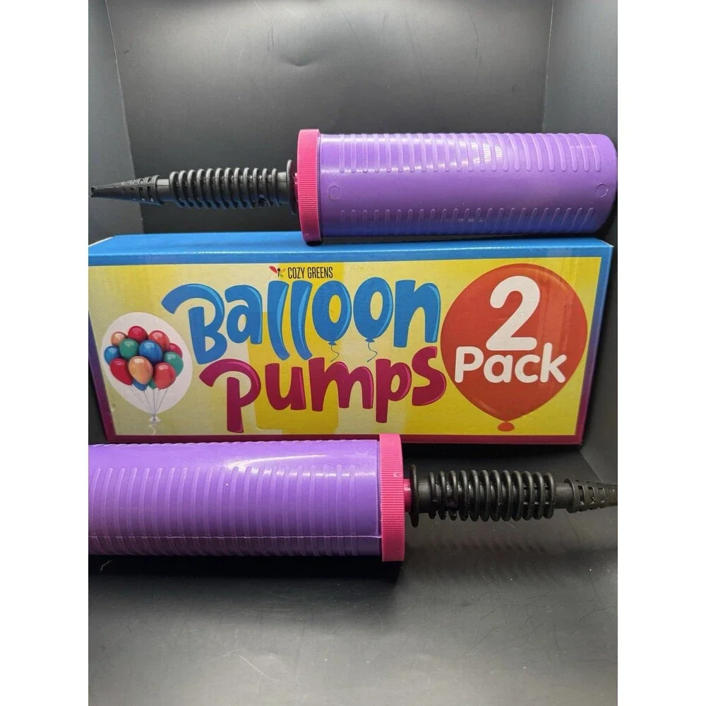 Balloon Pump Hand Held Inflator Air Pump for Balloons 2 Way Dual Action (Bx 1)